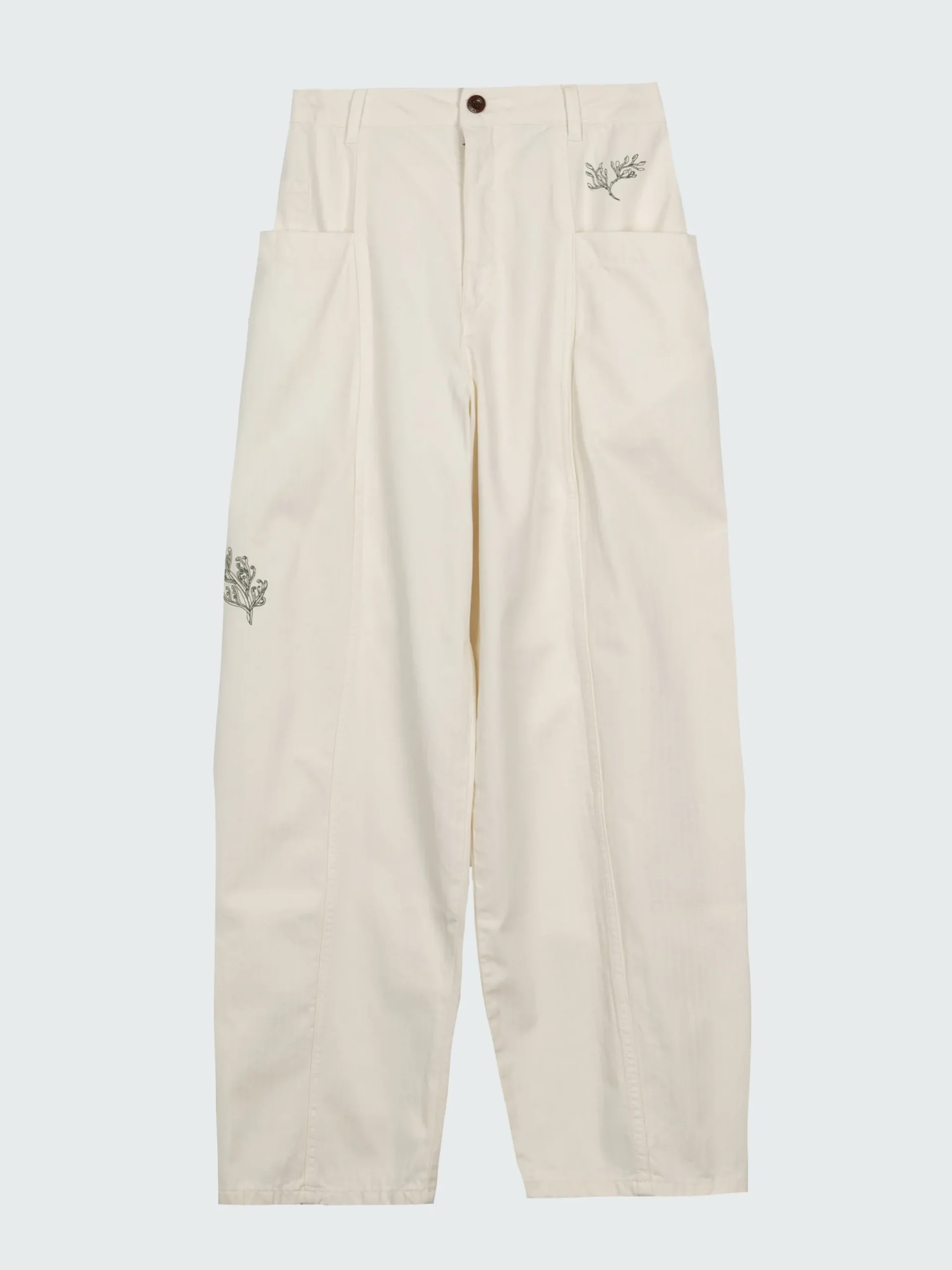 Women's Floral Marine Croft Workwear Barrel Trouser