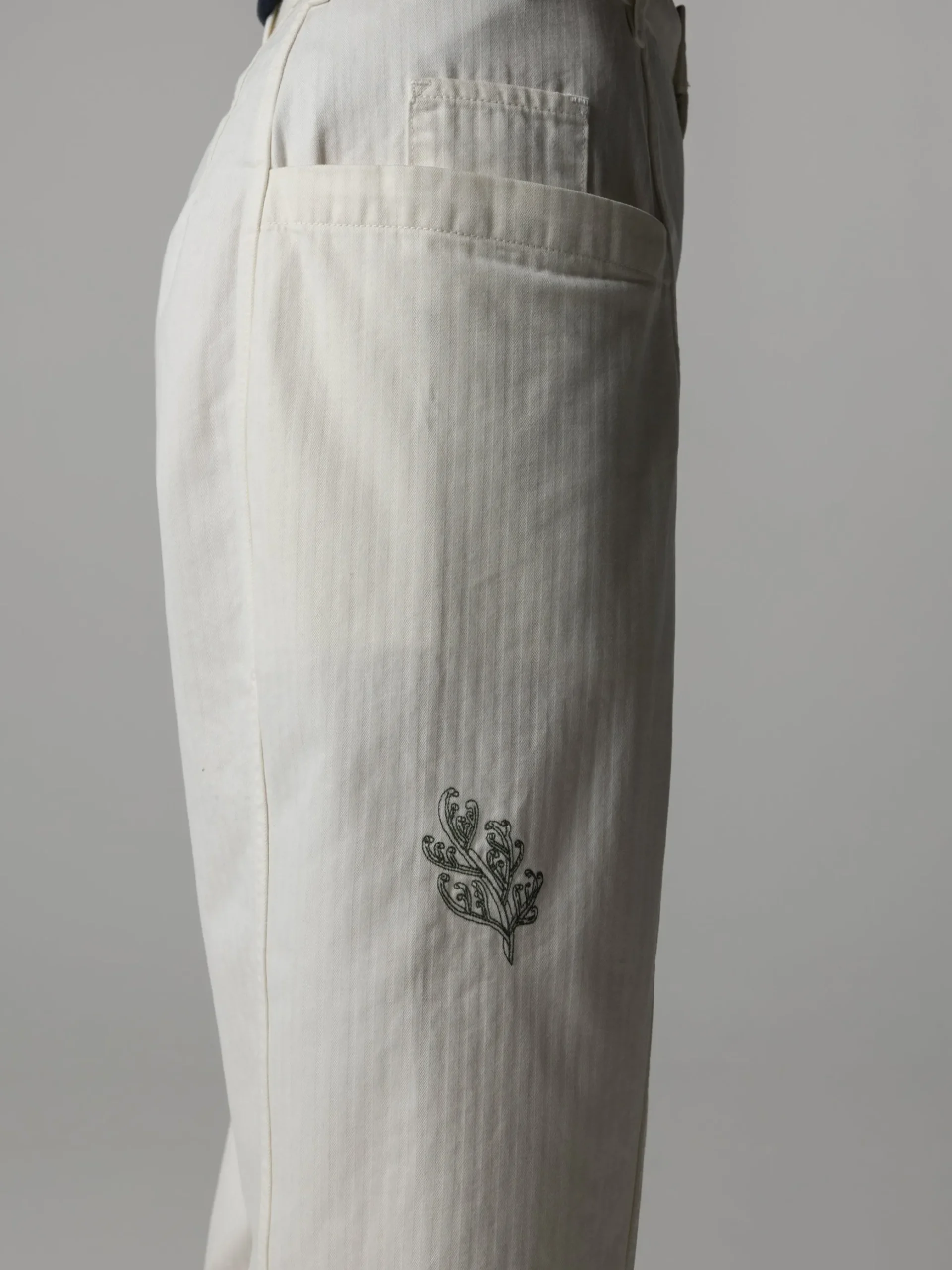 Women's Floral Marine Croft Workwear Barrel Trouser