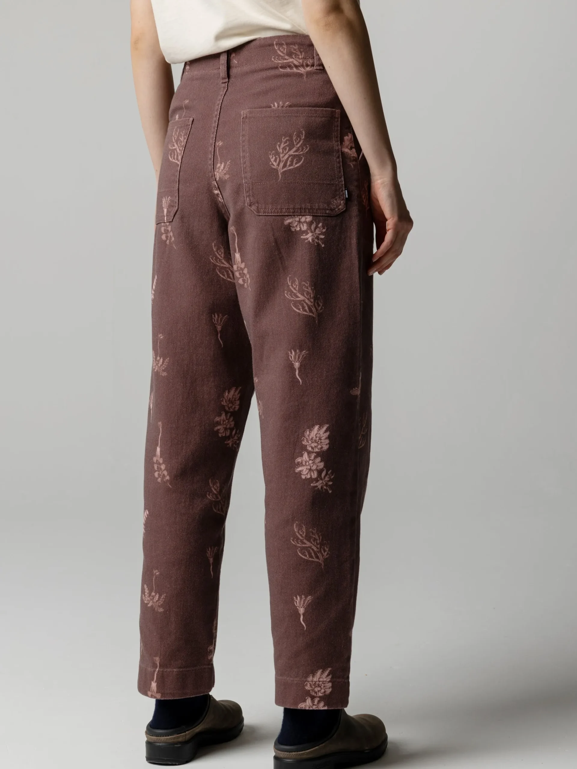 Women's Floral Marine Yarrel Printed Trouser