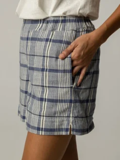 Women's Melza Checked Short