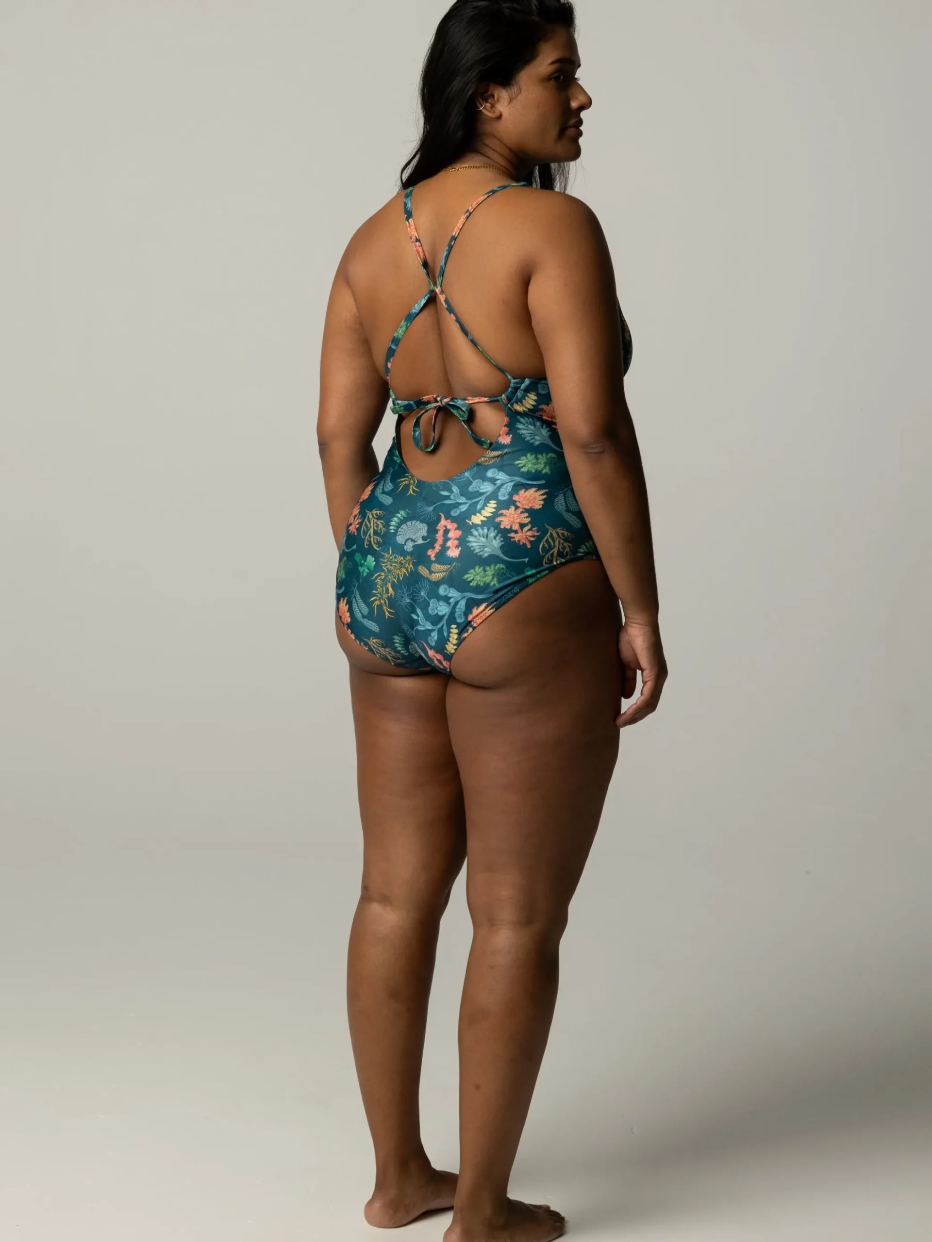 Women's Senara V-Neck Printed Swimsuit